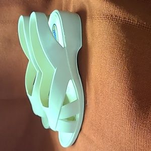 💥CLEARANCE💥NWOT Okabashi Classics Slingback Beach Shower Sandals Sz L